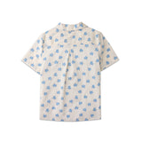 Gingersnaps Cendre Blue Blossoms Shirt