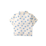 Gingersnaps Cendre Blue Blossoms Baby Shirt