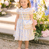 Antoinette Paris Blue Floral Ondine Dress