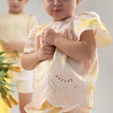 Teela Print Eyelet Romper/Set