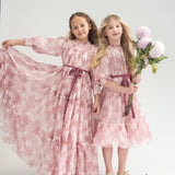 Teela Mauve Tulle Dress