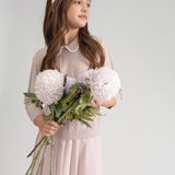 Teela Light Pink Pleated Skirt