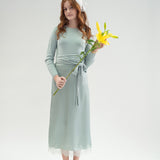 Emm Mint Lace Slip Skirt