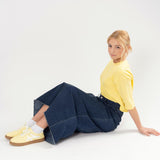 EMM Dark Denim A-Line Maxi Skirt