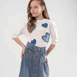Teela Midwash Pocket Denim Skirt