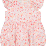 Louis Louise Red Romantic Flower Martinette Romper