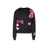 Poet Black Bow Bella Sweatshirt