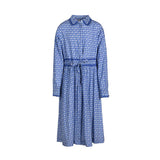 Poet Blue Rickrack Karen Dress