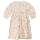 Pompomme Cream Neon Floral Dress