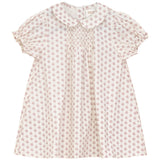 Pompomme Ivory Printed Dress