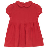 Pompomme Berry Gauze Dress