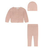 Pompomme Pink Knit Set