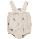 Pompomme Linen Embroidered Romper
