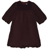 Pompomme Fig Taffeta Bubble Dress
