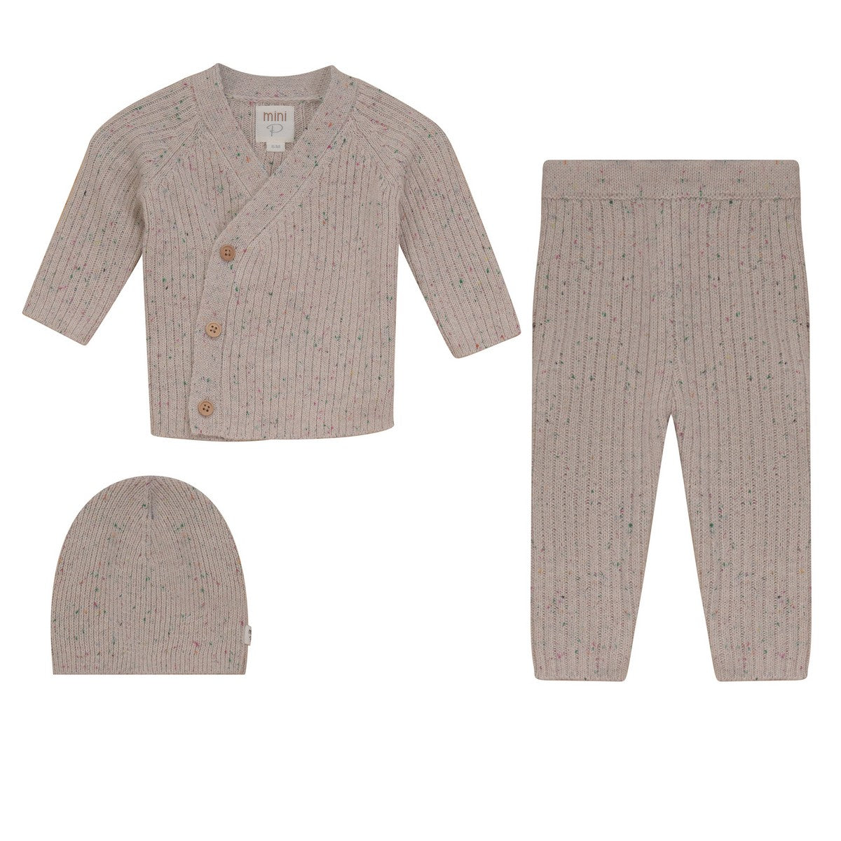 Pompomme Oatmeal Speckled Speckled Set