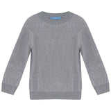 Pompomme Grey Knit Mock Neck