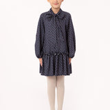 Piccola Ludo Navy Pandoro Dress