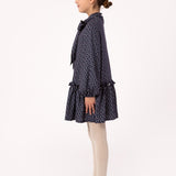 Piccola Ludo Navy Pandoro Dress