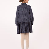 Piccola Ludo Navy Pandoro Dress