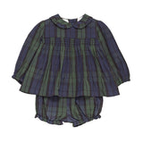 Cosmosophie Navy Plaid Paola Set