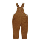 Coco Blanc Tan Long Corduroy Overalls