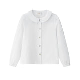 Coco Blanc White Girls Shirt