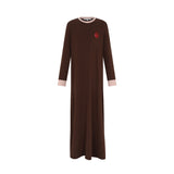Parni Brown/Pink Chestnut Locket Nightgown