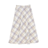Valentina Plaid Pocket Maxi Skirt