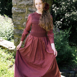 Prairie Maroon Cosima Dress