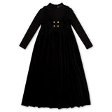 Bonjour Black Classic Double Breasted Maxi
