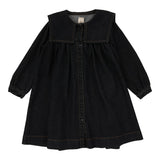 Analogie Black Pleated Sailor Dress