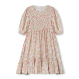Papillon Floral Soft Wide Sleeved Dress