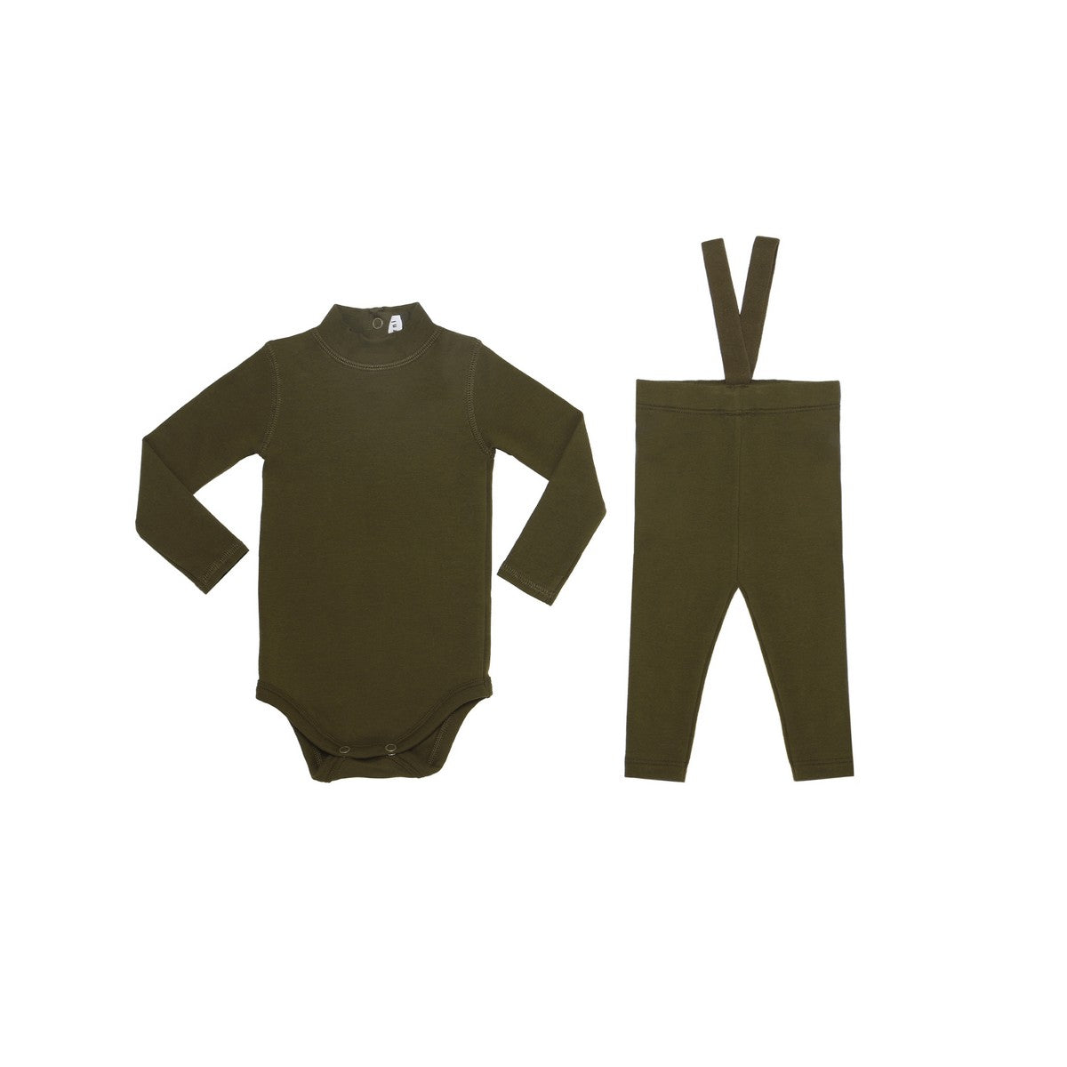 Parni Green Suspender Set