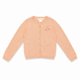Teela Apricot Cherry Cardigan