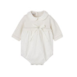 Paz Cream Dotted Romper