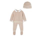 Paz Light Brown Knit Set