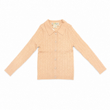 Teela Oat Knit Cable Cardigan