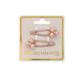 Project 6 Blush Pearl Lily Clip Set of Two