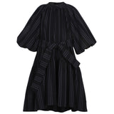 Jessie And James Navy Stripe Periwinkle Dress