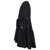 Jessie And James Navy Stripe Periwinkle Dress