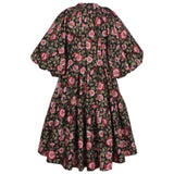 Jessie And James Red Liberty Flower Periwinkle Dress