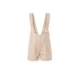 Pernille Ivory Velvet Suspender Anton Overalls