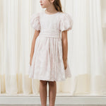 Petite Amalie Soft Pink Amelia Burnout Dress