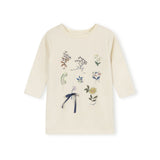 Phil and Phoebe Cream Nash Floral And Sequin Tee