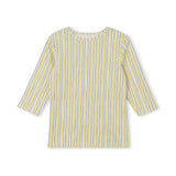 Phil and Phoebe Yellow Micro Striped T-shirt