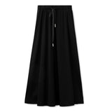 No Name Black Drawstring Skirt