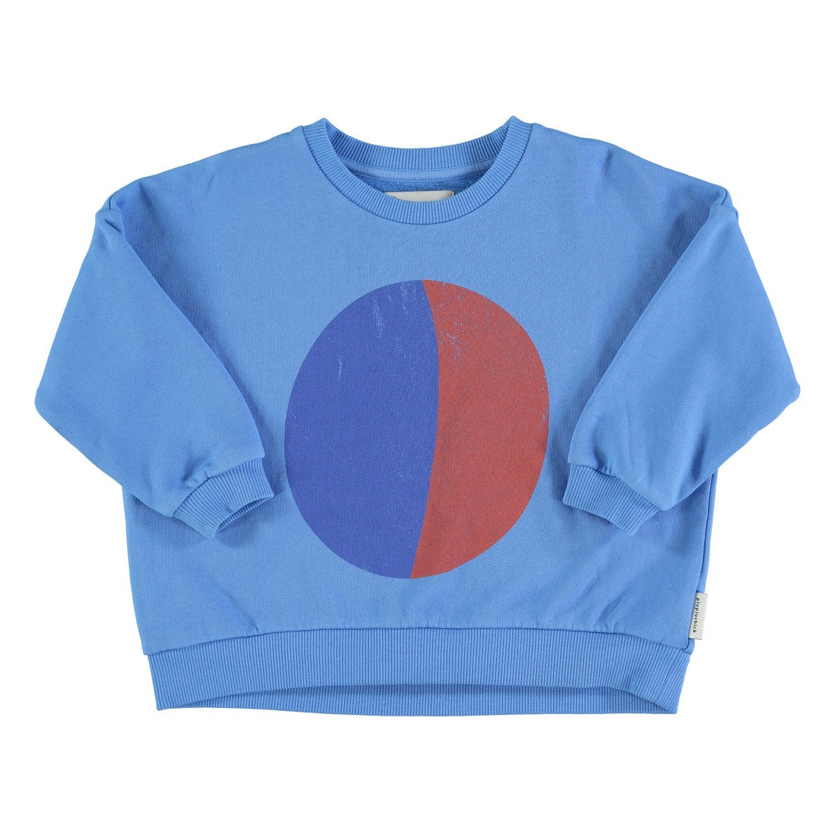 Piupiuchick Blue Circle Print Sweatshirt