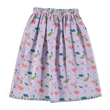 Piupiuchick Lilac Geometric Midi Skirt