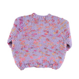 Piupiuchick Lilac Multicolor Knitted Cardigan 