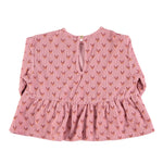 Piupiuchick Pink Arrows Terry Top